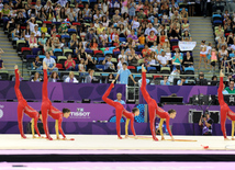 İlk Avropa Oyunları çərçivəsində gimnastika üzrə yarışların növbəti mərhələsi davam edir. Bakı, Azərbaycan, 17 iyun 2015